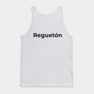 Reguetón minimalist design Tank Top